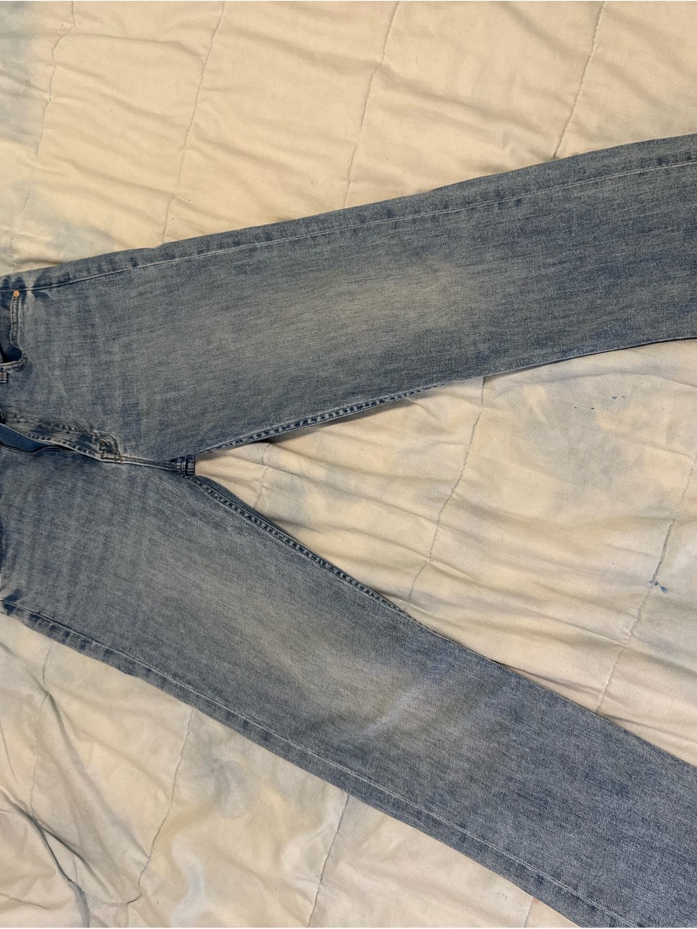MOTHER Light Blue Straight Leg Jeans